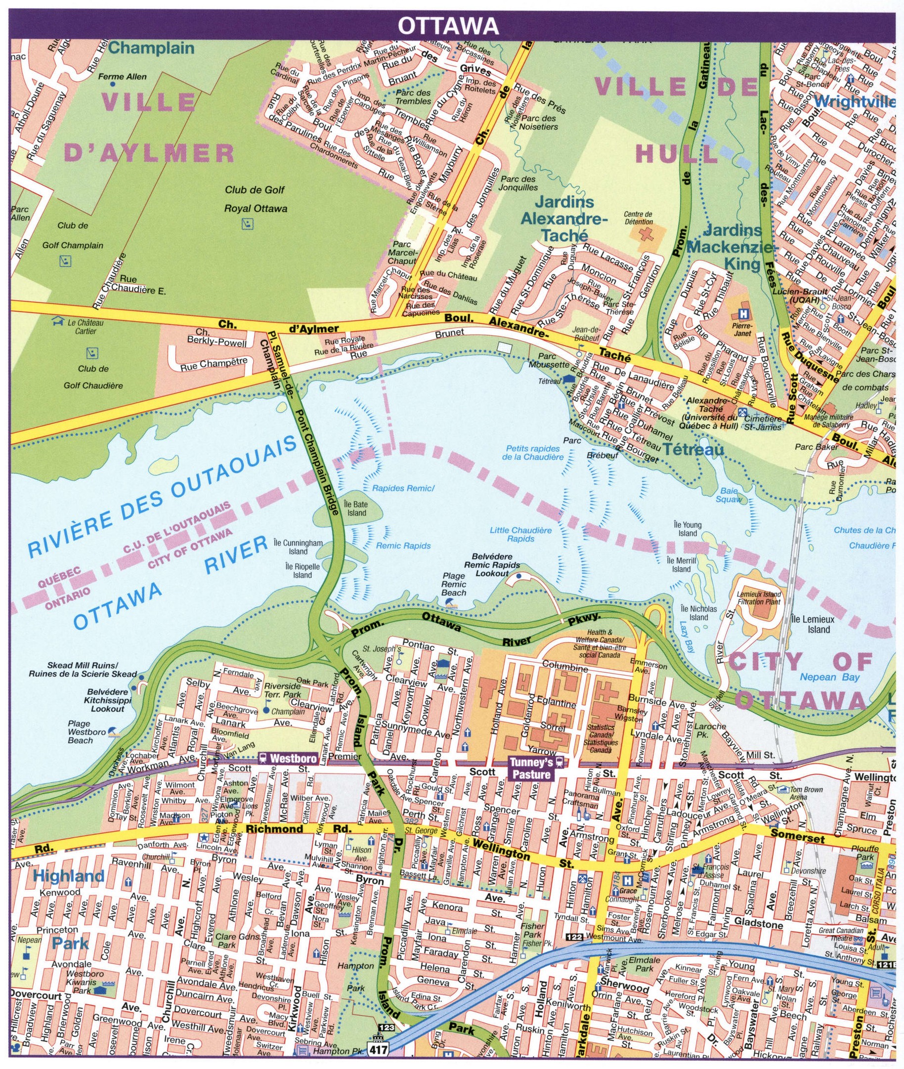 Ottawa Wall Map Vector World Maps - vrogue.co
