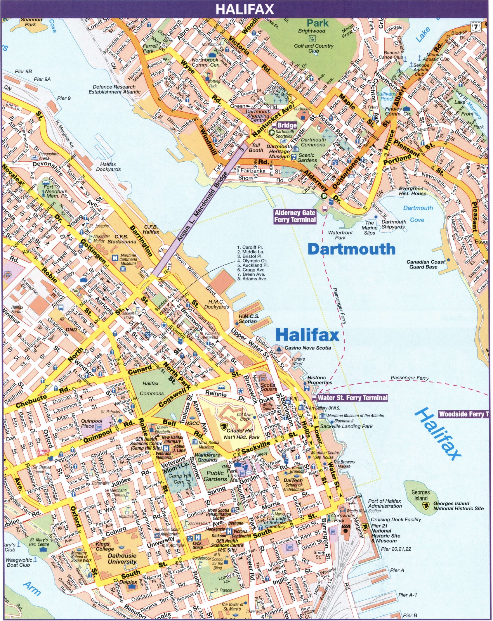 Halifax road map